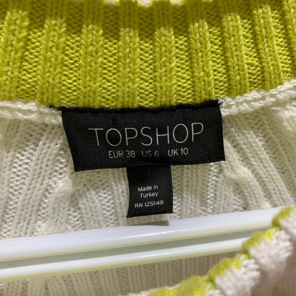 Topshop | White Cropped Sweater - Picture 3 of 3